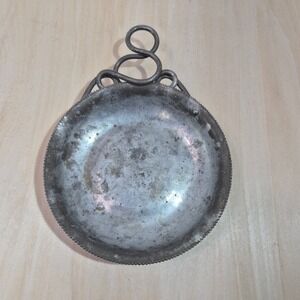 Vintage BSW Buttermilch Pewter Bowl Trinket Dish Decorative Handle‎